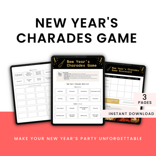 New Year's Charades Game