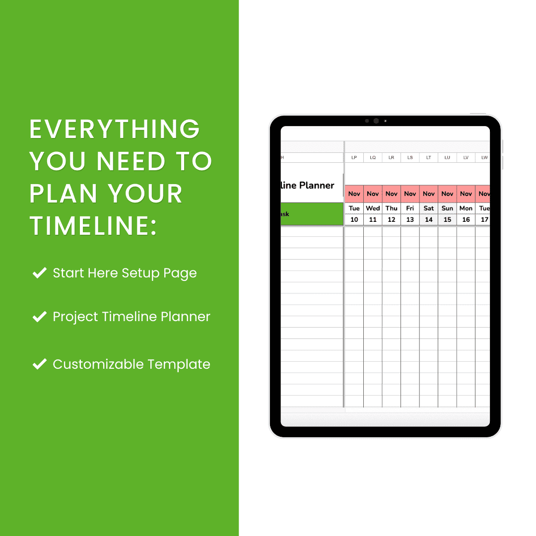 HobbyScool Project Timeline Tracker Mockup 1