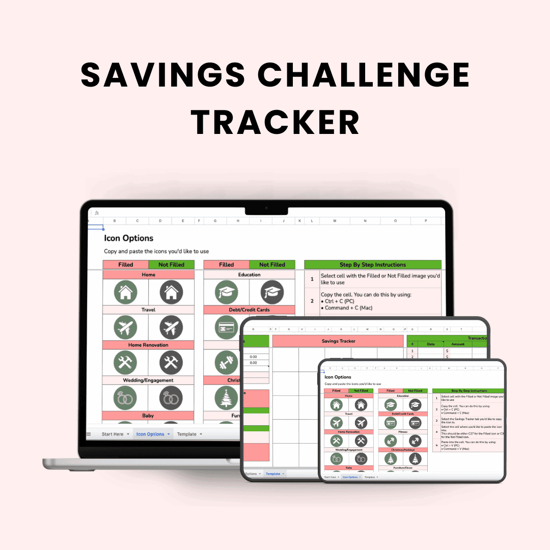 HobbyScool Savings Challenge Tracker Mock up 1