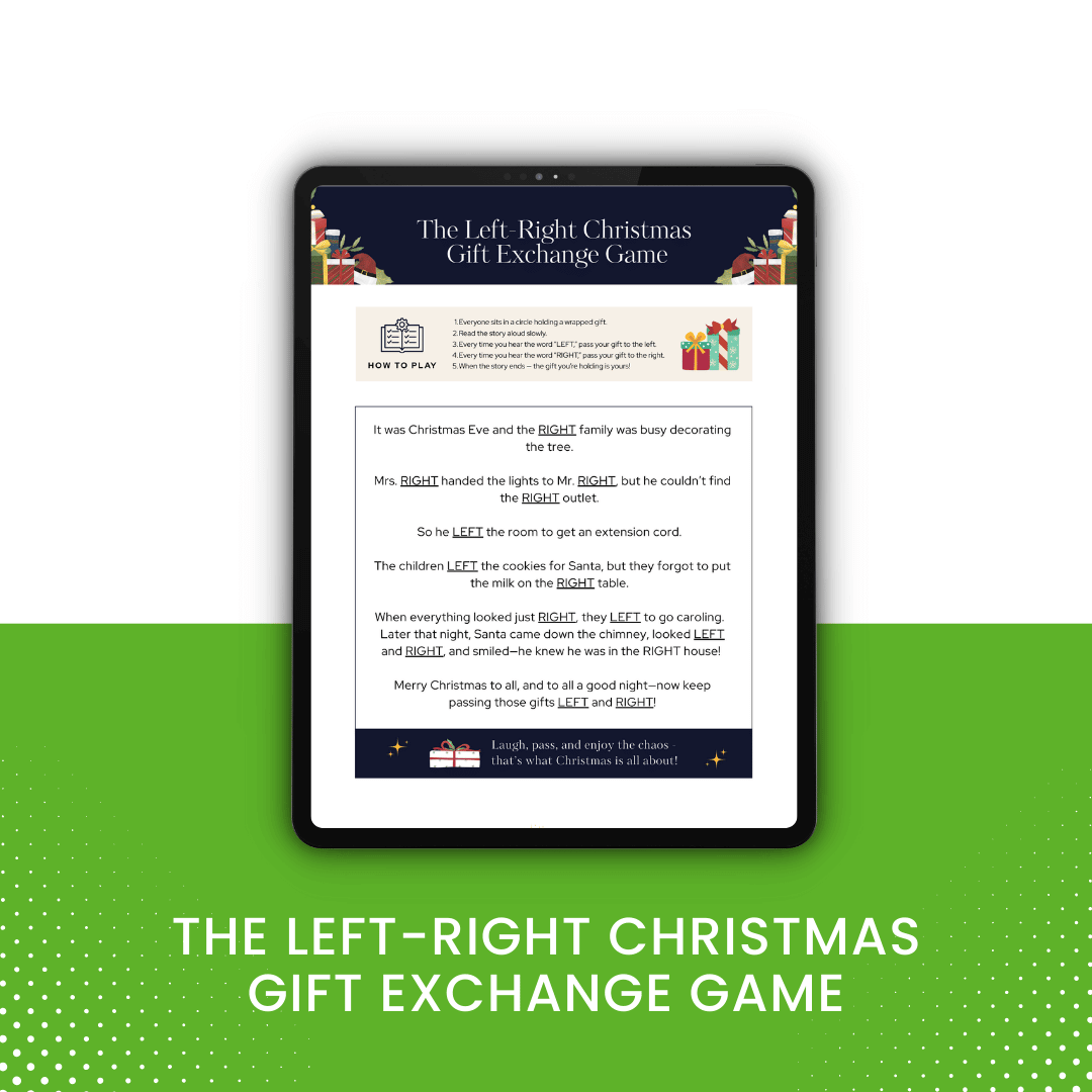 The Left-Right Christmas Gift Exchange Game