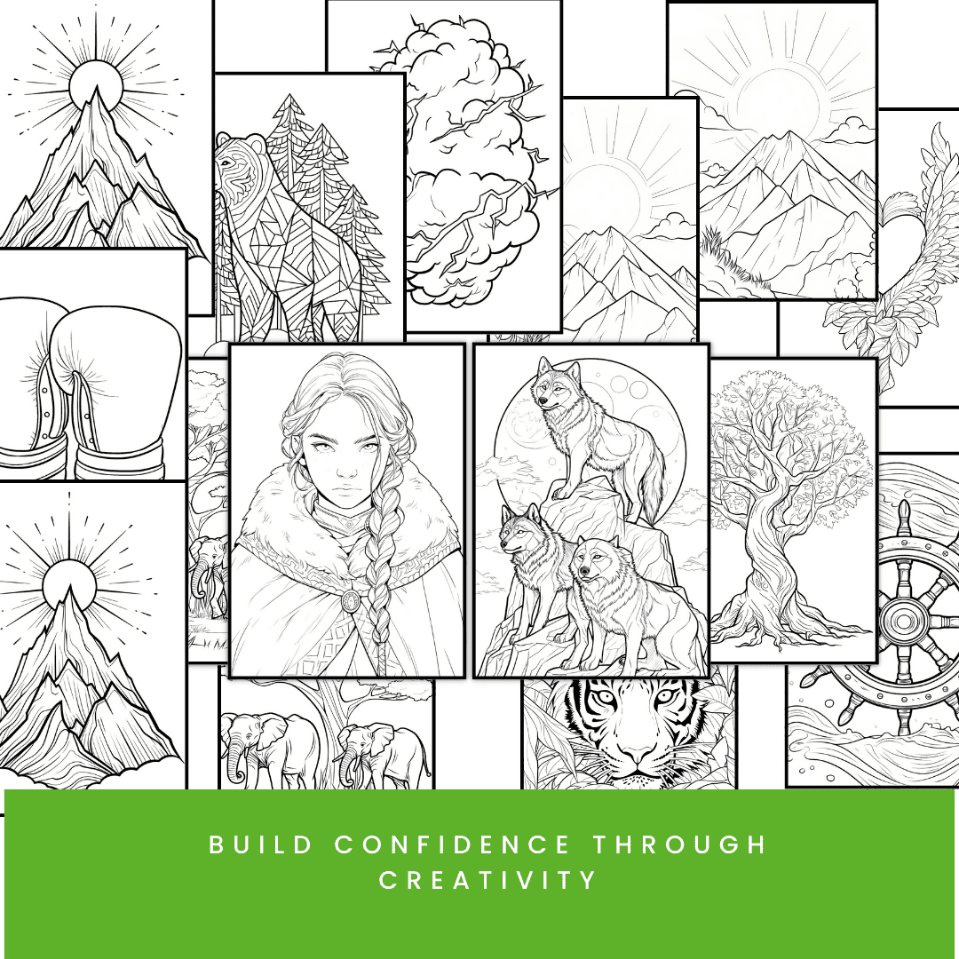 Hobbyscool Be Strong And Courageous Coloring Pages Mockup