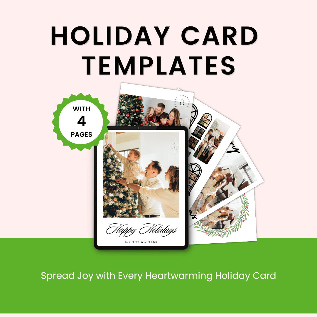 Holiday Card Templates HobbyScool