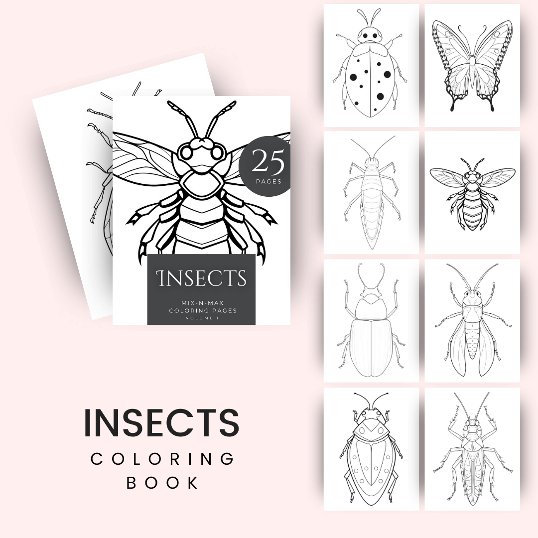 Insects Coloring Book