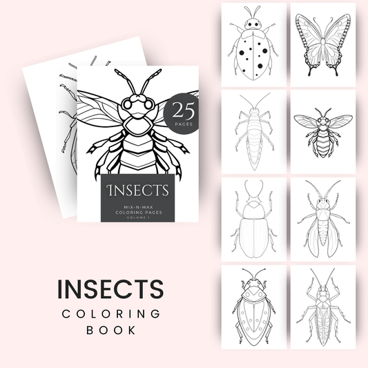 Insects Coloring Book