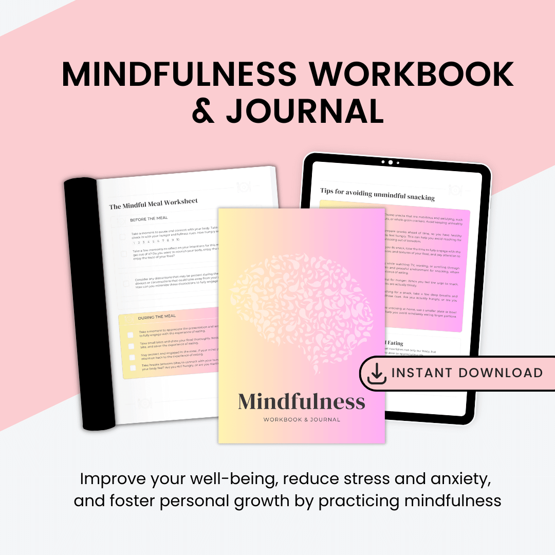 Mindfulness Workbook & Journal HobbyScool