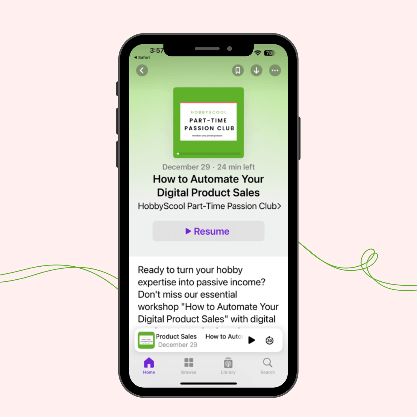 Private Podcast: Learn on the Go