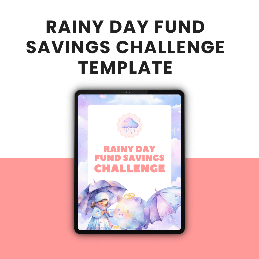 Rainy Day Fund Savings Challenge Template
