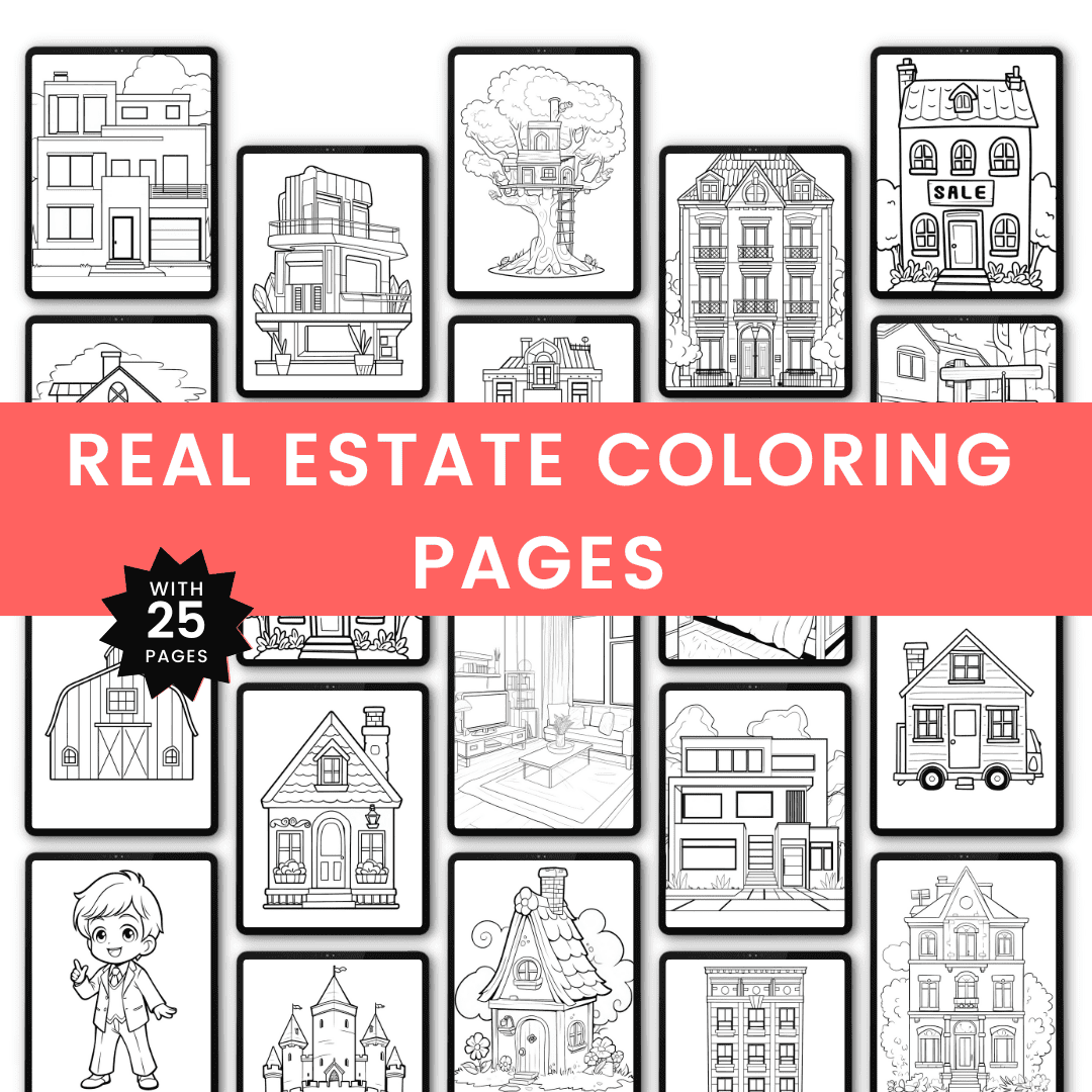 Real Estate Coloring Pages – HobbyScool