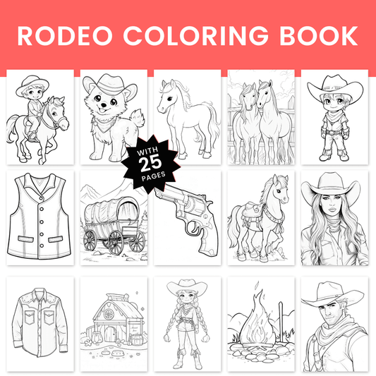 Rodeo Coloring Book