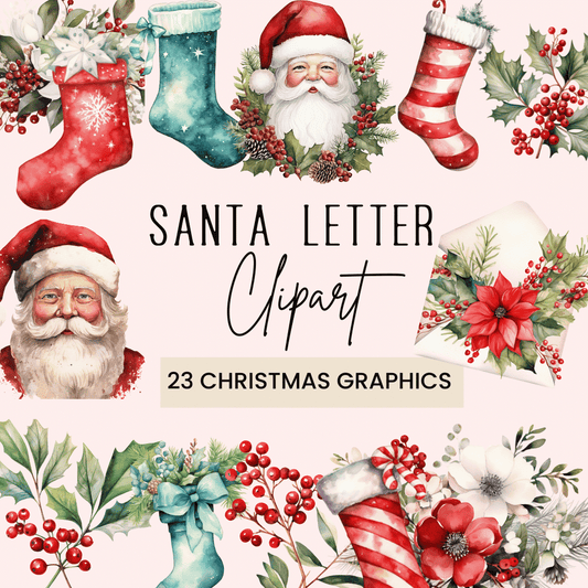 Santa Letter Clipart HobbyScool