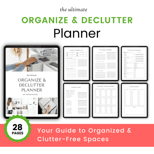 Ultimate Organize & Declutter Planner HobbyScool