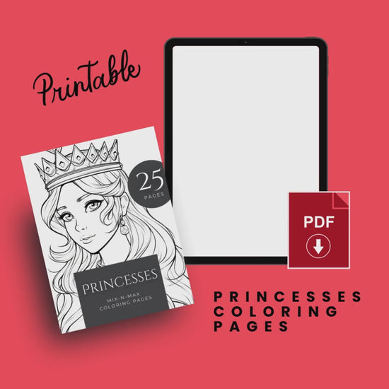 Princesses Printable Coloring Pages