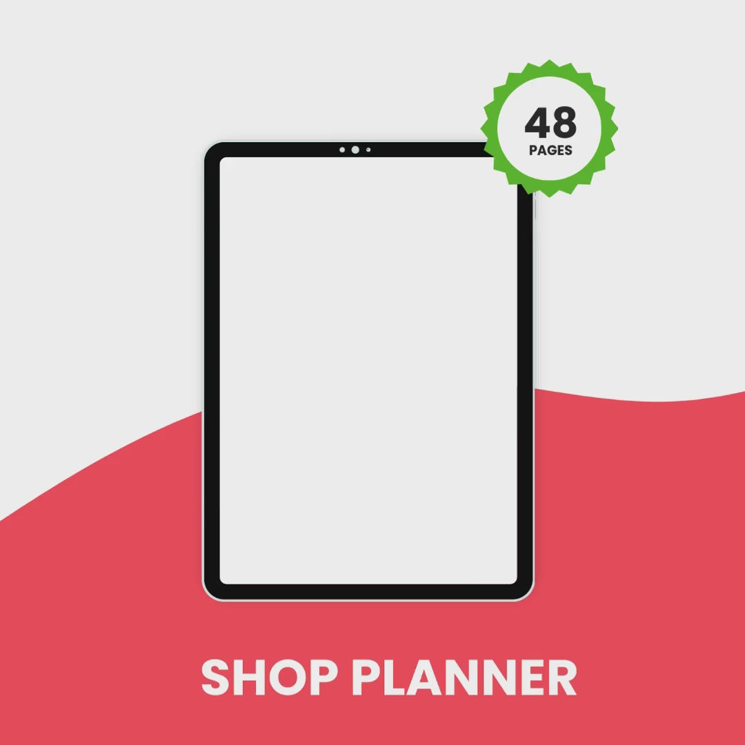 Etsy Shop Starter Kit Planner