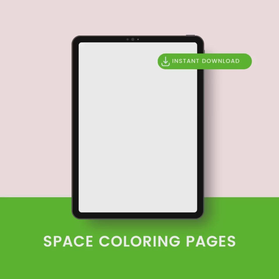 Space Coloring Book Video