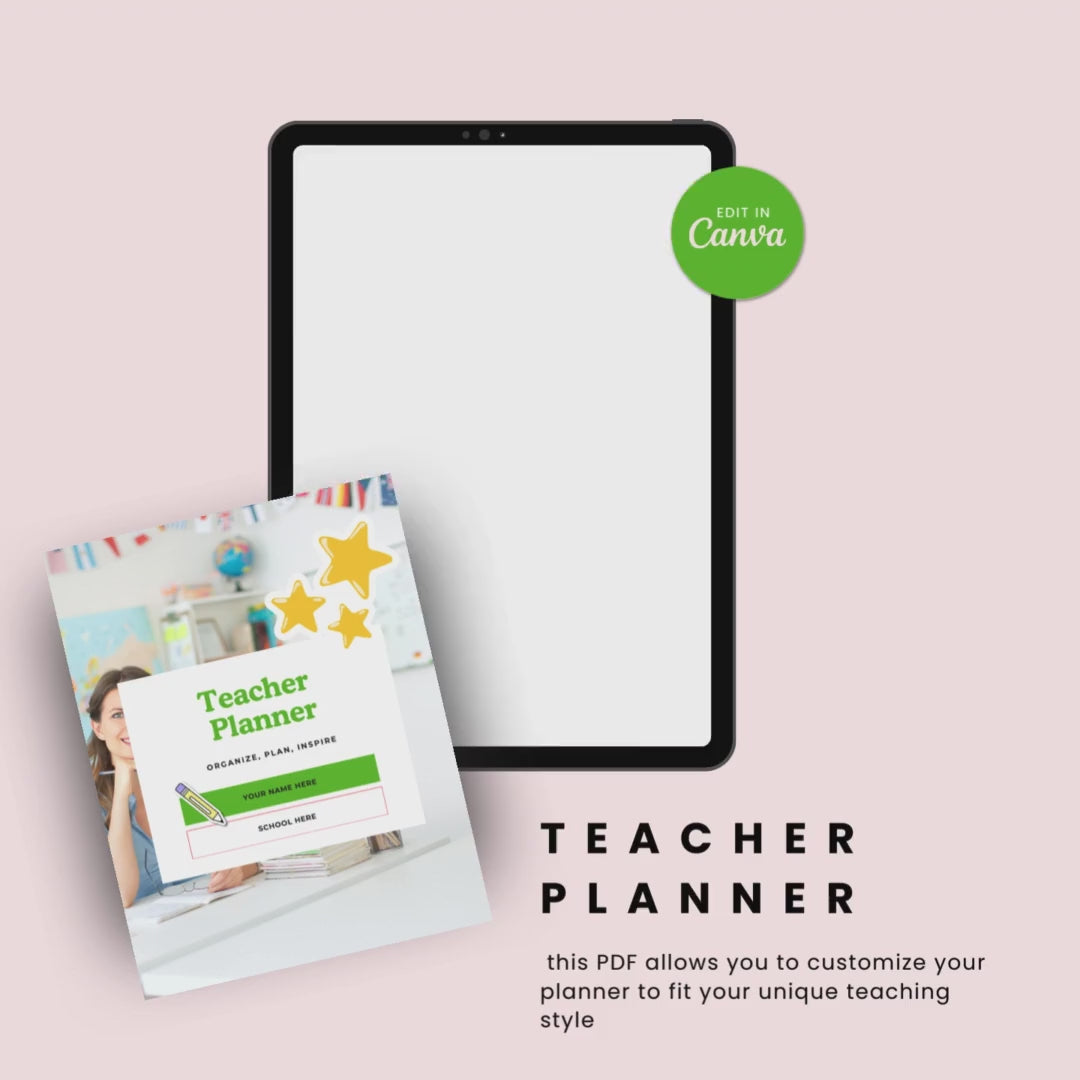 Teacher PLanner Video