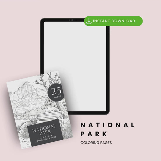 National Park Coloring Pages Video